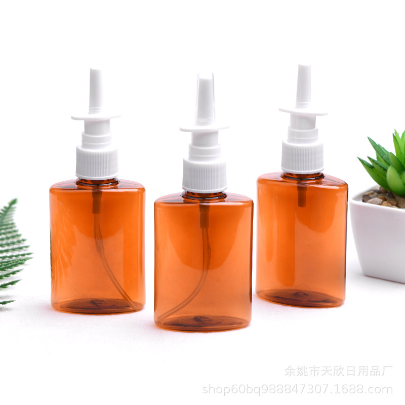 60ml扁形直喷瓶 PET塑料瓶 液体瓶 化妆品包装空瓶