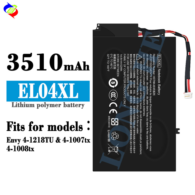 Suitable for Hp Envy 4-1218Tu/4-1007Tx/4-1008Tx Notebook Battery El04Xl Wholesale