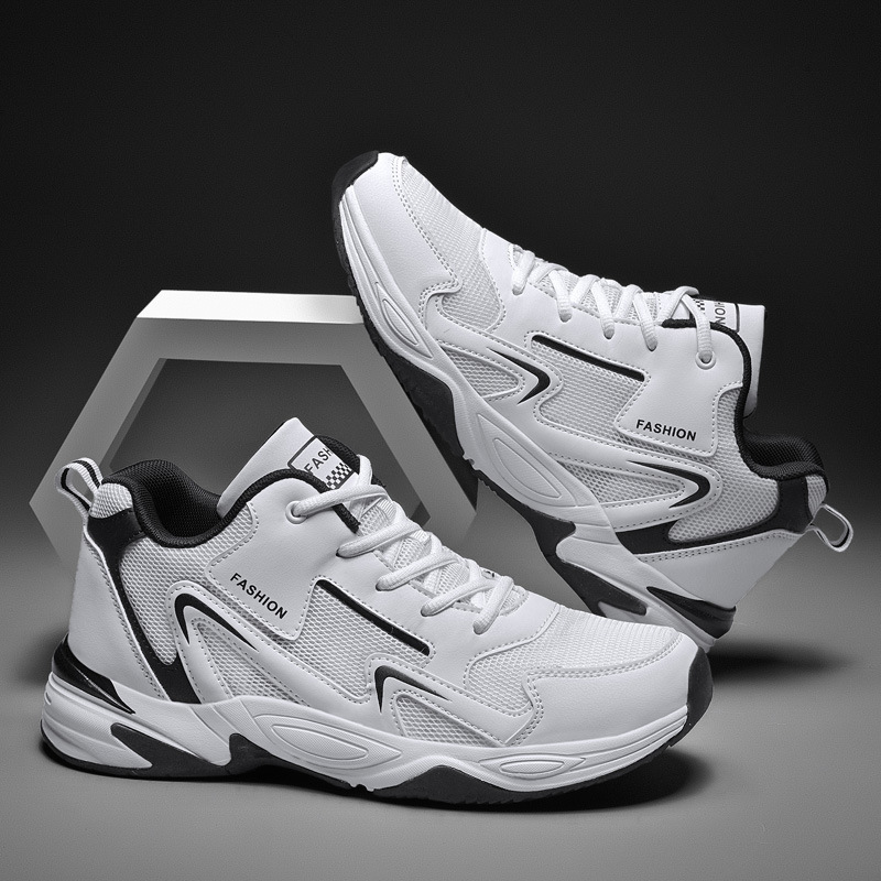Sneaker men's shoes autumn and winter non-slip height increasing running casual shoes men's fleece-lined cotton shoes 46 plus size 47 mesh shoes 48