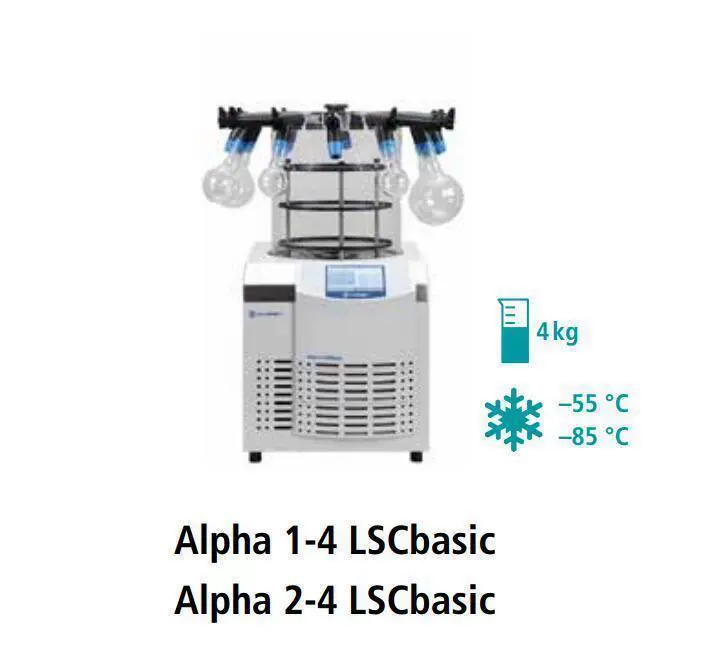 Немецкий Христос ALPHA 1-4LDplus сублимационная сушилка ALPHA 1-4LDplus сублимационная сушилка