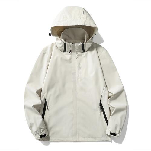 Men and Women Three-in-One Detachable Outdoor Winter Two-Piece Hiking Jacket Waterproof Windproof Coat for Spring and Autumn