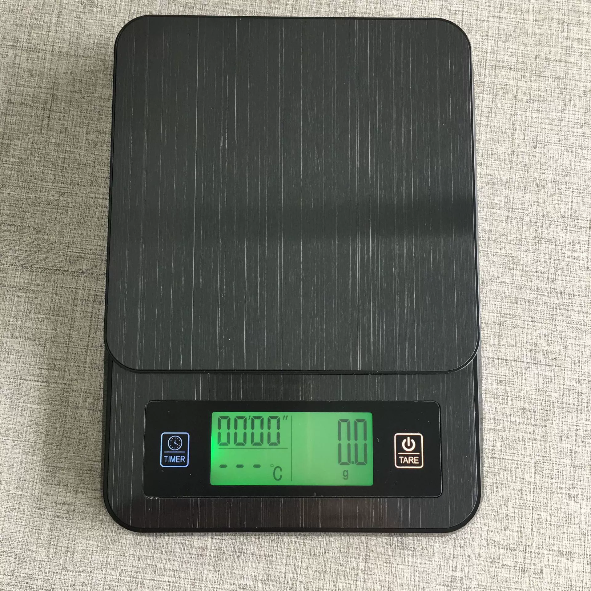 EURECARE из нержавеющей стали кофейные весы многофункциональные кухонные весы 2kg/0.1g взвешивание термометр электронный вес