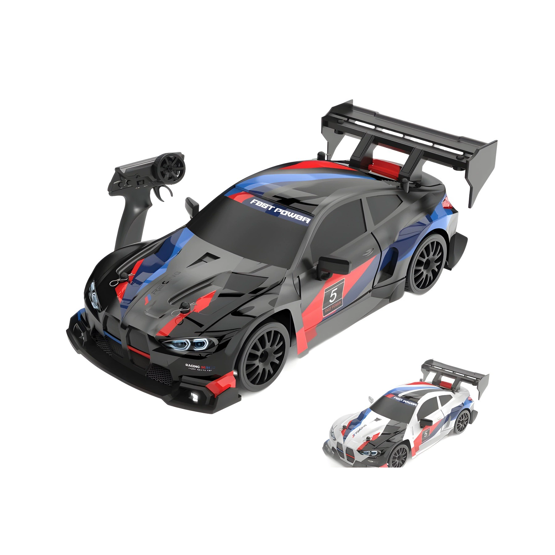 [Cross-border trading), high speed remote control car, four wheel drive racing car, toy car, new collection, scale 1:24