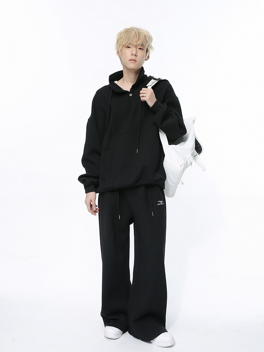 Mtlclothes ropa de Hombre | 2024 primavera nuevo estilo coreano estilo simple color sólido casual deportes suéter traje moda