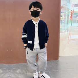 【限时送体恤】男童春秋款2024新款儿童休闲秋装男孩衣服洋气套6