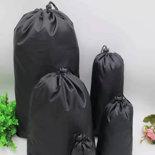 Oxford cloth waterproof treatment bag for clothes and shoes, dustproof travel storage bag with drawstring closure packaging bag