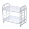 Ordinary double-layer shelf-white