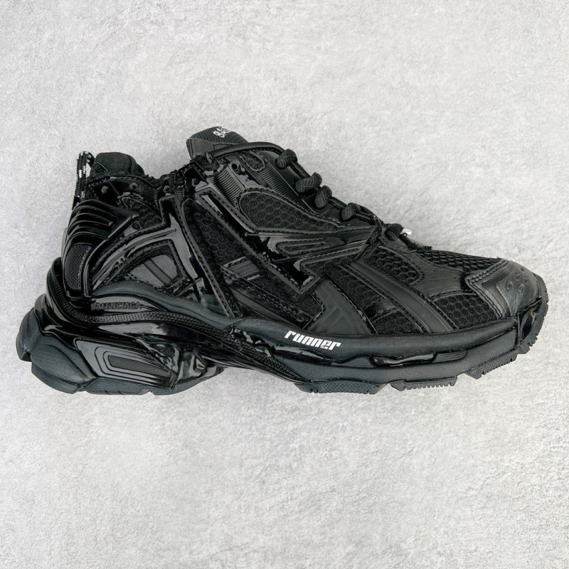 高定版B家のお父さんの靴のパリの7世代のジョギングの靴のRUNNERは旧をしてレジャーの運動靴の男女の金を高めます。|undefined