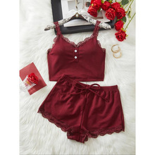 I 75996 Lace camisole loungewear set ��˿�����Ҿ��׿羳