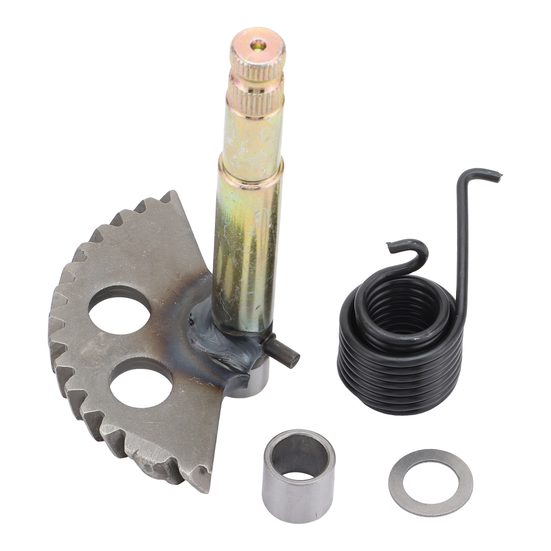 GY6 150 129mm Start Shaft Motorcycle Start Gear Foot Start Tooth Ignition Combination Tooth Fan-shaped Tooth
