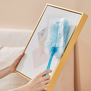 Electrostatic Duster Household Cleaning Dust Sweeping Artifact Disposable Fiber Brush Head Dustproof Adsorption Dust Removal Brush