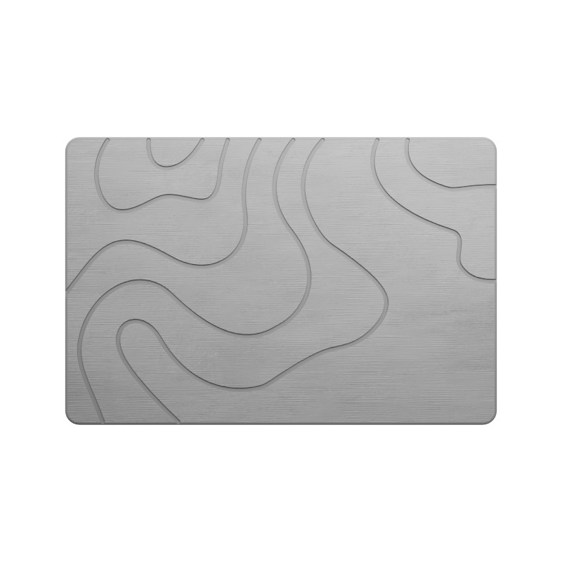 Alfombra de barro de diatomeas, alfombra de suelo de baño, alfombra de pies seca antideslizante, alfombra de inodoro, alfombra de inodoro de entrada, venta en caliente transfronteriza
