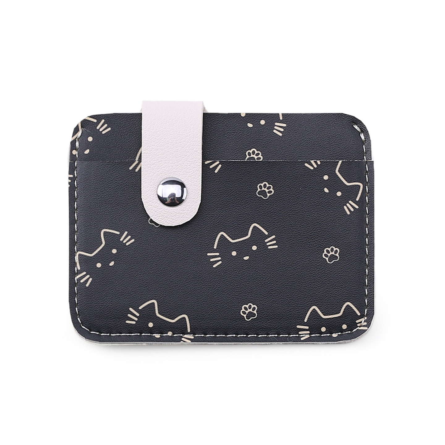 Bolsas de tarjetas de gran capacidad de tarjetas transfronterizas, bolsas de tarjetas pequeñas, bolsas de tarjetas de mujeres, bolsas de tarjetas de cuero pu, bolsas de tarjetas al por mayor.