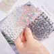 Foreign trade nail art decals glitter love waterproof ultra-thin nail art stickers 3D three-dimensional luminous small decals nail stickers