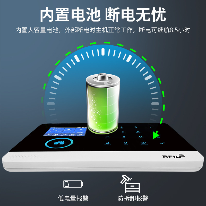 PGST防盗报警主机涂鸦WIFI远程控制家用安防防盗报警系统一件代发|undefined