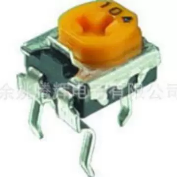 厂家蓝白电位器松下可调电阻065立式电位器1k-2M蓝白可调电阻电子