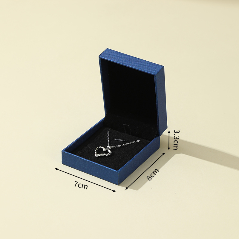 Spot caja de embalaje de joyería de ángulo recto propuesta de matrimonio anillo de confesión embalaje de anillo de diamantes caja de joyería caja de tapa de alta gama