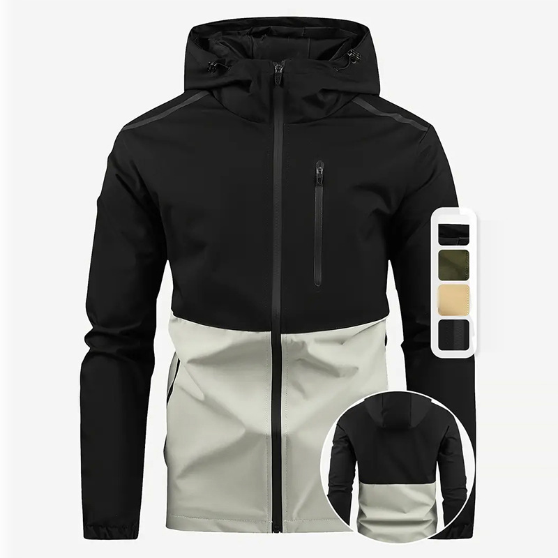 Cross-Border Lightweight Hard-Shell Assault Jacket Spring and Autumn New Outdoor Leisure Sports Windproof, Waterproof and Wear-Resistant