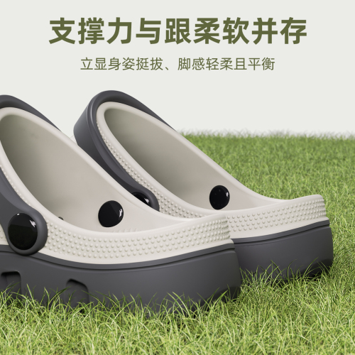 Lidani Hole Shoes Men's Summer Outdoor 2025 New Style Anti-Slip EVA Sandals Toe Slippers Men 