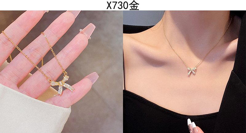 韩国轻奢钛钢珍珠项链女小众高级设计感ins风百搭气质锁骨链批发详情32