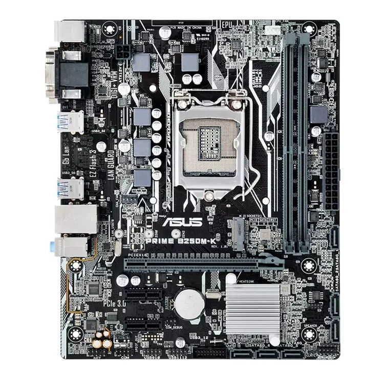 Совместимо с материнской платой ASUS/ASUS PRIME B250M-K, разъем LGA1151, DDR4, наличие запаса