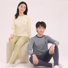 青少年保暖内衣套装莱塞尔中学生睡衣儿童男大童女童秋衣秋裤套装