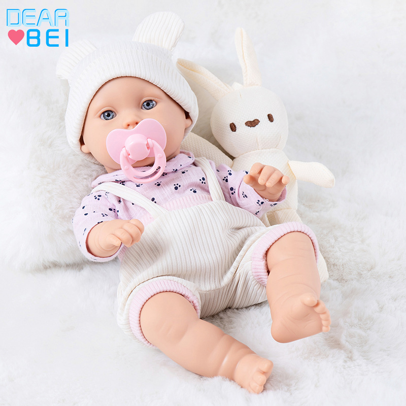 Comercio exterior nuevo estilo muñeca de vinilo de 12 pulgadas muñeca de bebé de goma suave juego de muñecas de juegos para niños al por mayor