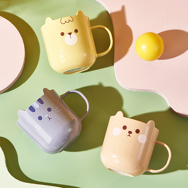 Bicchiere sciacqua bocca con orsetto per bambini e coppie_voghion.com