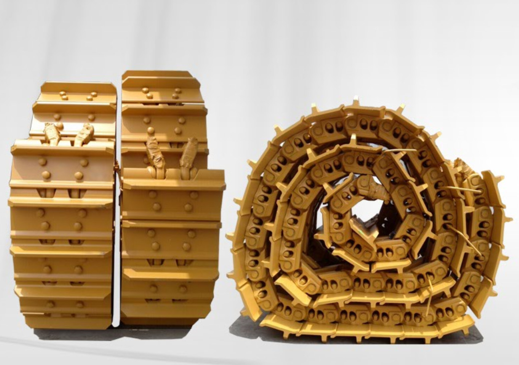 卡特D8R推土机履带板总成-卡特D8T推土机履带总成