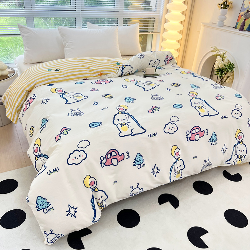 크레용 공룡 [면 100% 품질]