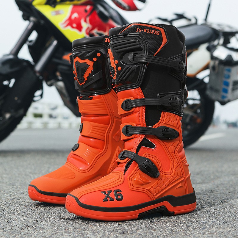 Nuevos zapatos de motocicleta para hombres y mujeres, zapatos de motocicleta para hombres, jinetes de cuatro estaciones, botas de motocicleta, botas de carreras