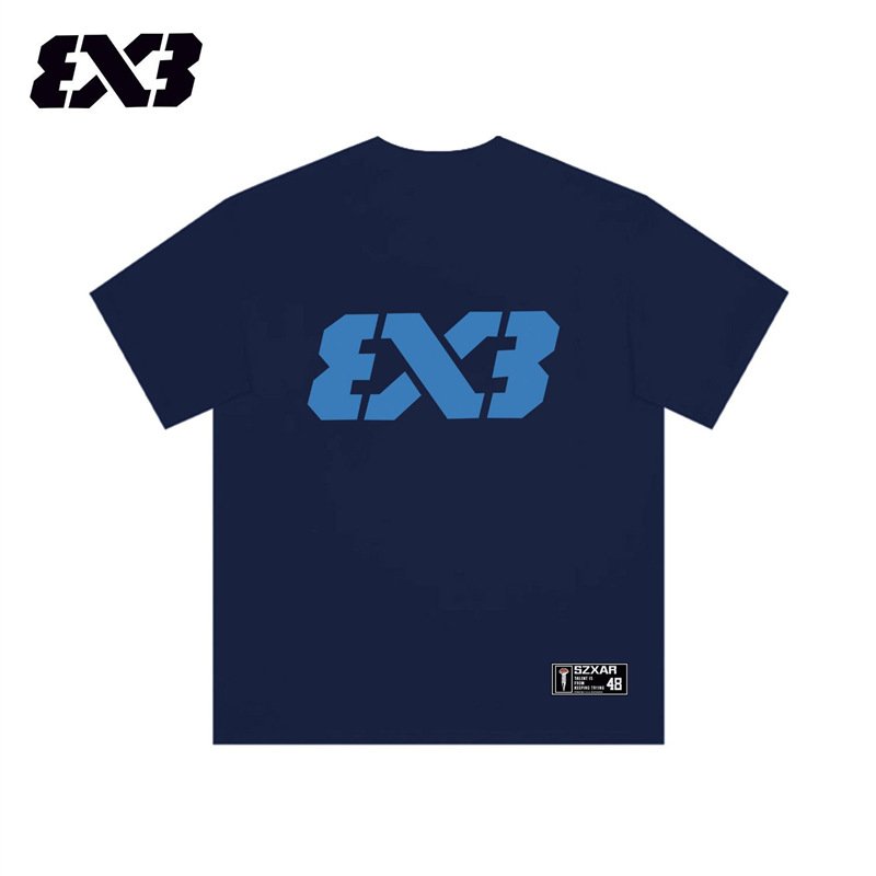 América de manga corta ropa de tiro deportivo de tendencia de letras generales secado rápido transpirable suelta sudor camiseta de verano para hombres y mujeres