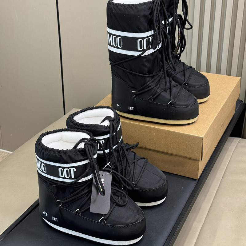 Moonboot Boots Moon Boots Moon Boots Snow Boots down Boots Ski Boots Fur Boots Warm Lace-Up Mid-Calf Boots