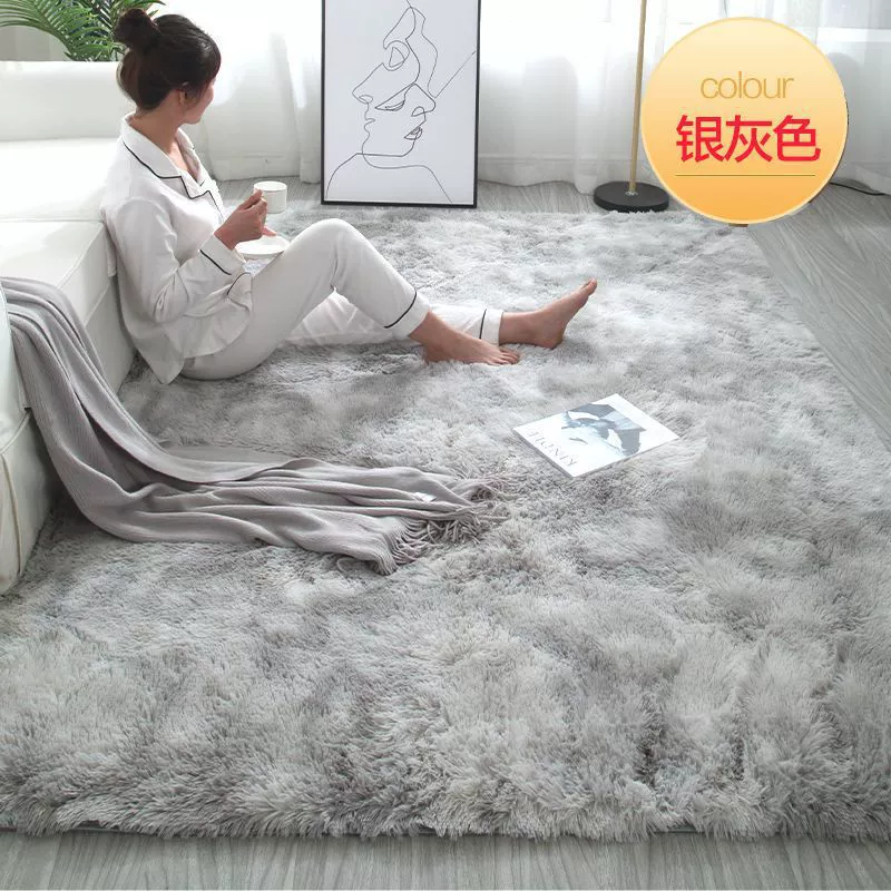 Thick plush carpet, bedroom, living room, bay window, live broadcast room, photo taking, large area full of girly style soft floor mats