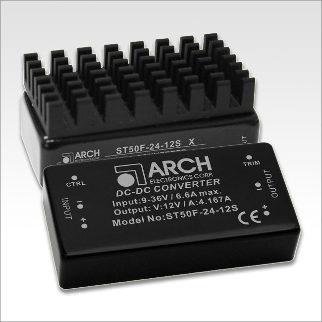 ARCH DC-DC电源50W系列ST50F-24-15S ST50F-48-5S ST50F-48-12S