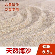 儿童沙子宝宝天然海玩沙滩幼儿园沙池用装饰沙包邮厂家直销代发