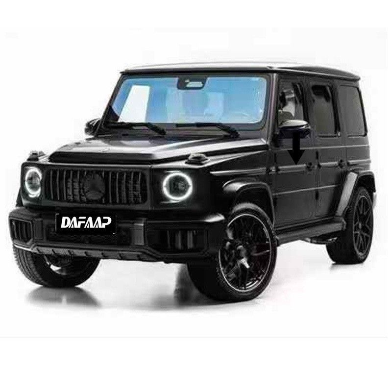 Mercedes-Benz G-Class W464 Modified to W465 Amg Wide-Body Front and Rear Bumpers, Front Bumper, Side Skirts, Rear Bumper, and Tail Throat