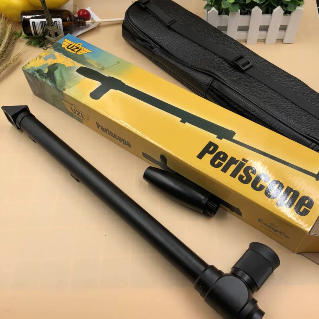 新奇潜望镜望远镜 5x20单筒伸缩式潜水镜金属微光夜视转角镜批发