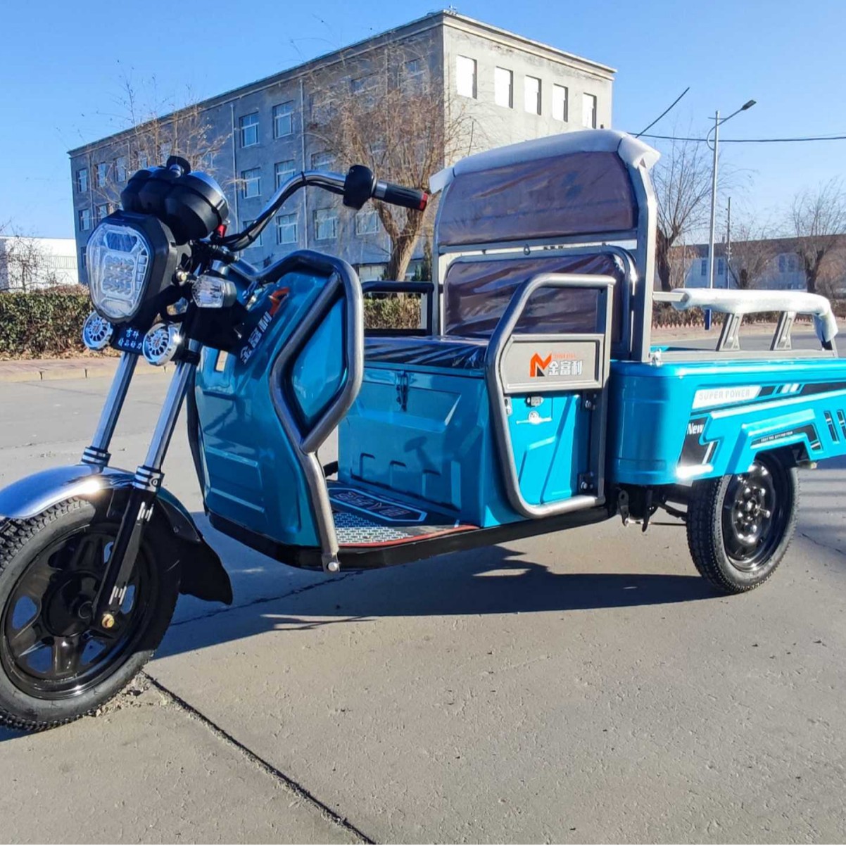 Triciclo eléctrico para personas mayores Triciclo eléctrico de pasajeros Triciclo de ocio Triciclo de motocicletas de tres ruedas