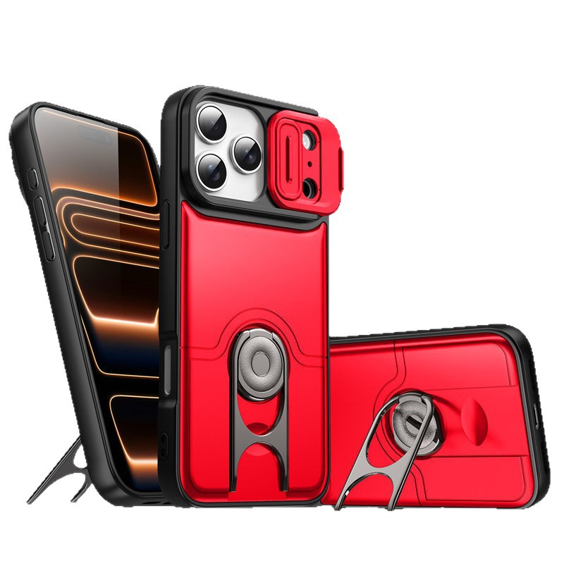 Soporte de succión magnética para Apple 17promax, ventana deslizante, iPhone 16, funda a prueba de caídas