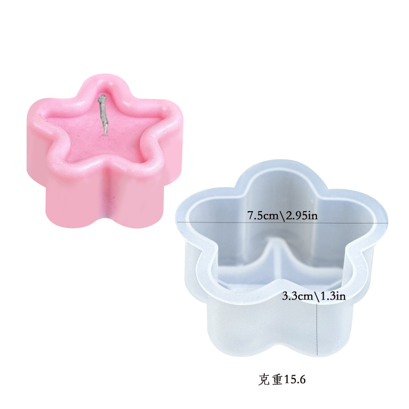 Pang Yaya diy ドーナツシリコンモールド愛デザート接着剤モールドキャンドル装飾品シリコンモールド|undefined