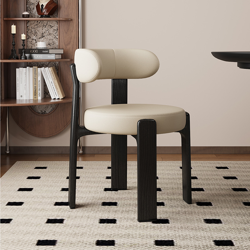 Sillas de comedor de madera sólida retrógrada francesa sillas de comedor de estilo medieval sillas de diseño de alta calidad sillas de respaldo nórdicas