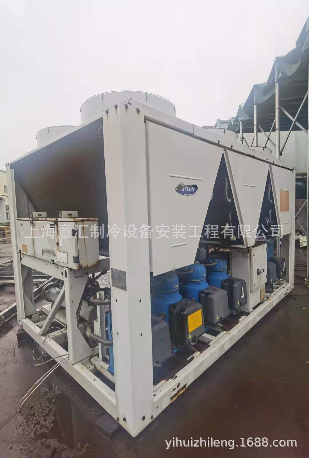 出售二手中央空开利风冷热泵30GH160A  142/160kw