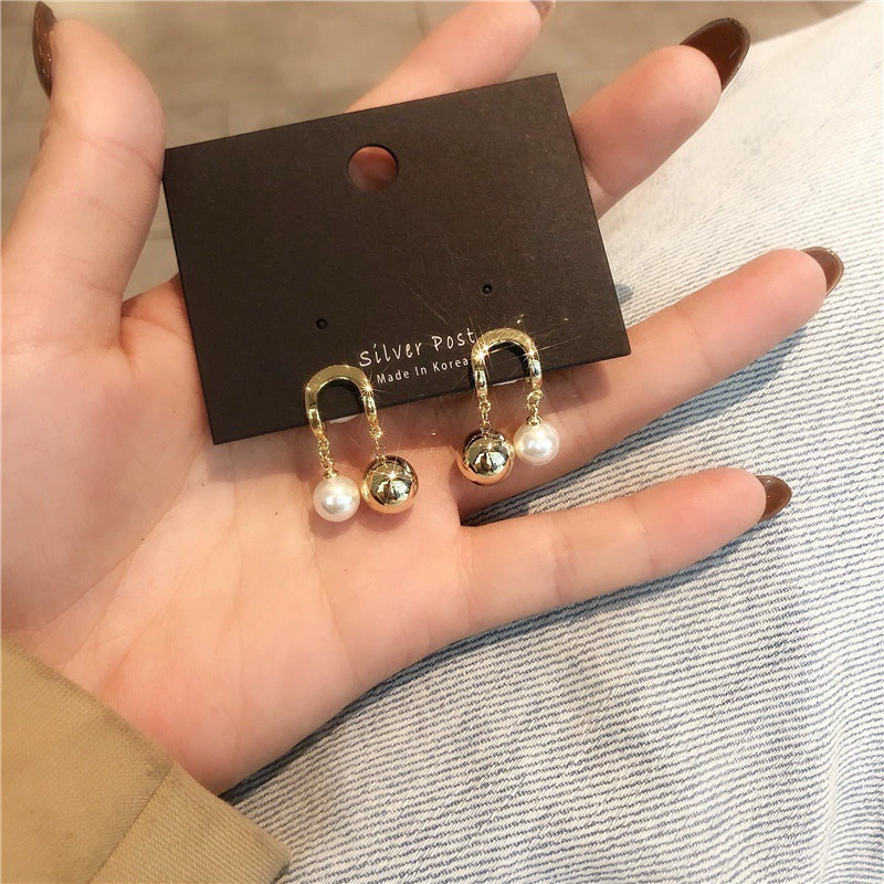 Серебряные серьги с иглой, серебро 925, акценты циркония и кошачий глаз, микроинlay, лёгкие 0.008 кг