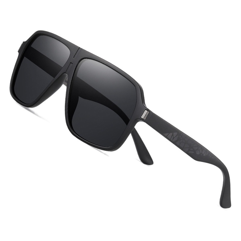 Suministro directo de fábrica Nuevo Marco grande gafas de sol TR3386 moda gafas de sol polarizadas al aire libre moda negro gafas de sol para hombres