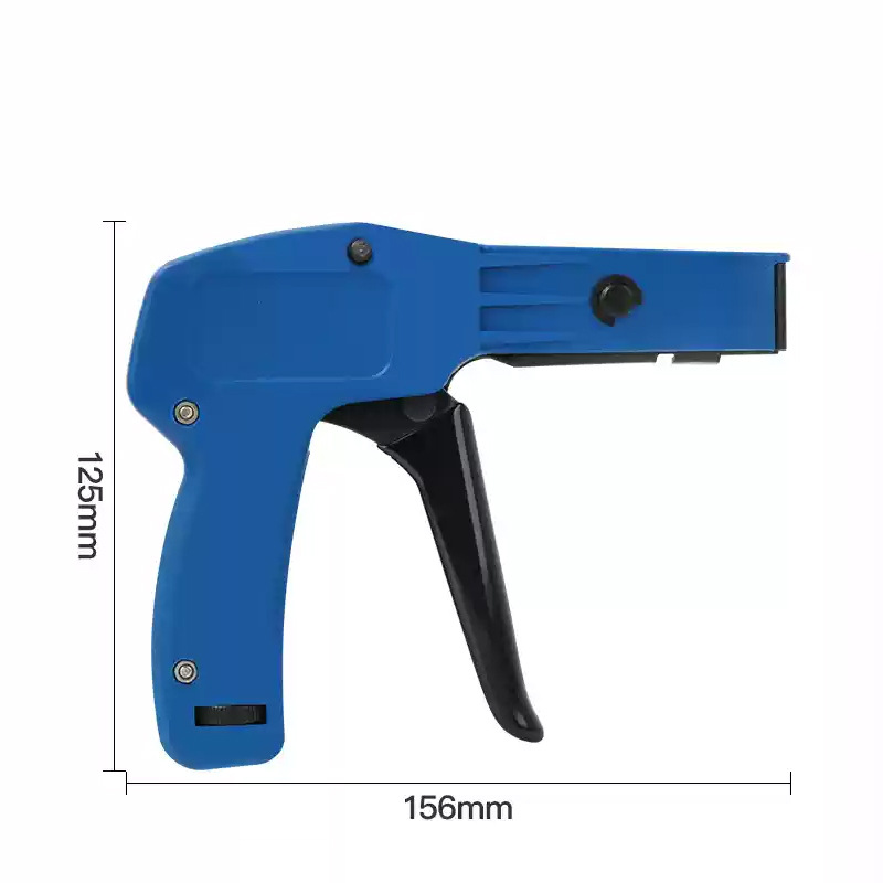 Blue tie gun
