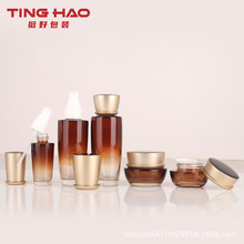 经典韩版雪花秀化妆品精华乳液玻璃套装瓶 面部膏霜系列分装瓶