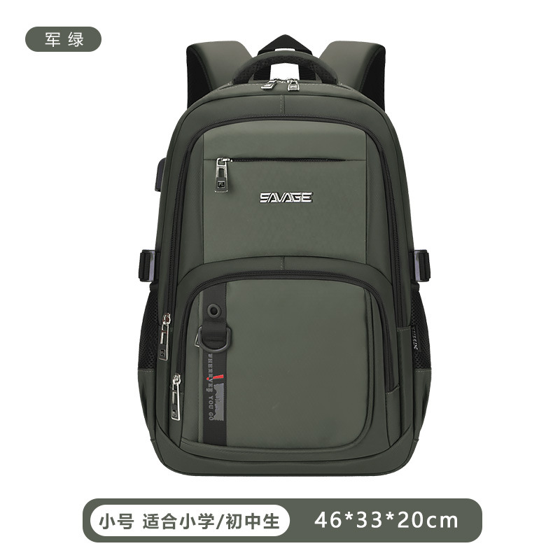 Clásica mochila de viaje de negocios, mochila portátil de gran capacidad para viajar, mochila impermeable ligera para hombres