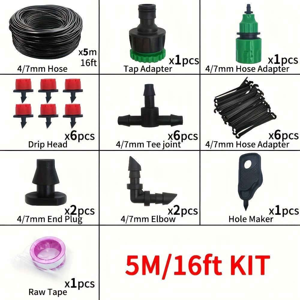 Juego de 5m + perforadora