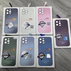 Applicable to iPhone15 Pro Magnetic Glass Case 13 Matte Glass 14/12 with Lens Film Phone Protective Case Cover